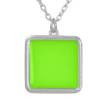 Retro Fluoro Lime-Green Collection Custom Necklace