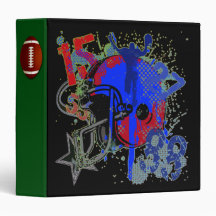 RETRO FOOTBALL BINDER