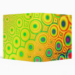 Retro · Fractal Art · Yellow Vinyl Binders