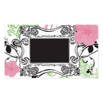 Retro frame Profile Card Business Card