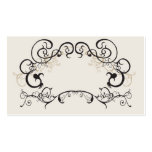 Retro frame Profile Card Business Card Template