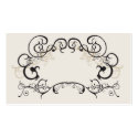 Retro frame Profile Card business cards