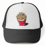 retro french fries design trucker hats