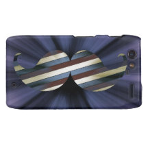 Retro Funky Art Mustache Moustache Stache Motorola Droid RAZR Cases