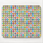 Retro Funky Circles#2 mousepads