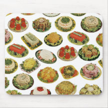Retro Gelatin Salads Mouse Pad