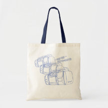 Retro Ghetto Blasters Canvas Bags