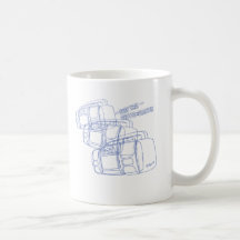Retro Ghetto Blasters Mug