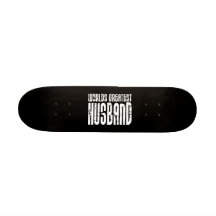 Retro Gifts for Husbands World's Greatest Husband Skate Board Deck