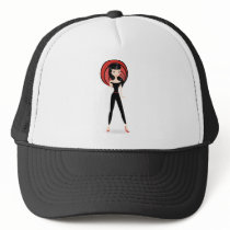 Retro Girl Mesh Hats