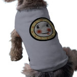 Retro Goofy Clock Face Pet T Shirt