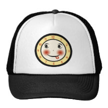 Retro Goofy Clock Face Trucker Hat