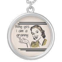 Retro Granny T-shirts and Gifts Pendants