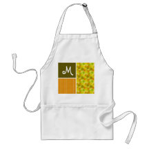 Retro Green & Orange Aprons