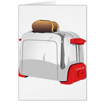 Rétro grille-pain carte