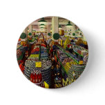 Retro Grocery Store Coupon Clipper's Gifts Gift buttons