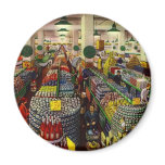 Retro Grocery Store Coupon Clipper's Gifts Gift magnets