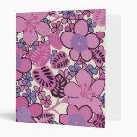 Retro Groovy Pink Binder