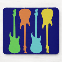 RETRO GUITARS MOUSEPAD