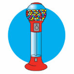 retro gumball machine photo sculptures