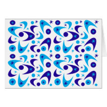 Retro Hanukkah Boomerang Greeting Cards