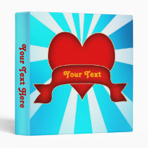 Retro Heart Binder