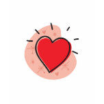 Retro Heart  Valentines Day Design t-shirts