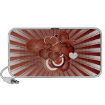 Retro Hearts iPod Speakers