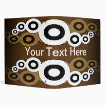 Retro Helix (Tan) Binder