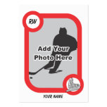 Retro Hockey Card business cards