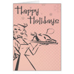 Retro Holiday Design - Pink cards