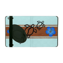 Retro Honu Surfboard iPad Cover