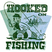 Retro Hooked On Fishing Photo Sculpture