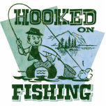 Retro Hooked On Fishing Photo Sculpture photo sculptures
