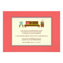 Retro Housewarming Party Invitation