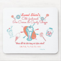 Retro Ice Cream & Candy Shoppe Mousepads