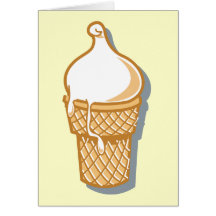 retro ice cream cone cards