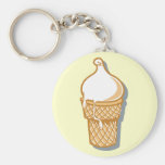 retro ice cream cone keychains