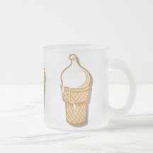 retro ice cream cone mugs