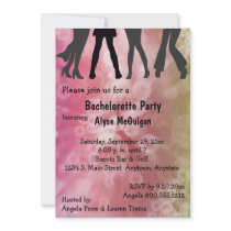 Retro Inspired Disco Bachelorette Party Invitation