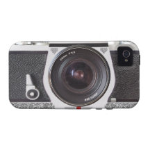 Rétro iPhone 4/4S de FX de rouleau d'appareil-phot Coque Case-Mate iPhone 4