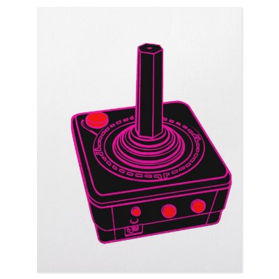 Retro Joystick Letterhead Template by CannibalCouture