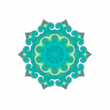 Retro Kaleidoscope Abstract Acrylic Cut Outs
