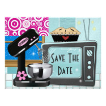 Retro Kitchen / Dinner Party - SRF Personalized Invite