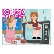 Retro Kitchen / Dinner Party - SRF Invitations