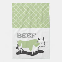 Retro Kitchen Towels | Green