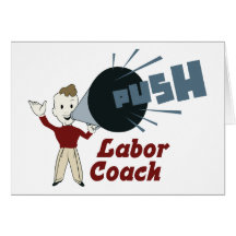 Retro Labour Coach Greeting Cards