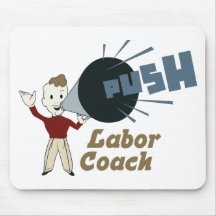Retro Labour Coach Mousepads