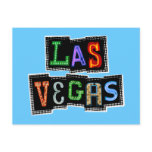 Retro Las Vegas Neon Post Card