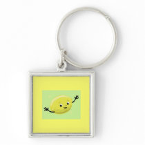 Retro Lemon Guy Key Chains